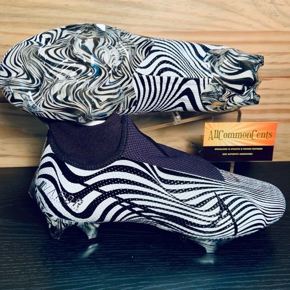 Nike Vapor Edge Pro 360 Men's Football Cleats Zebra NEW - Picture 2 of 9